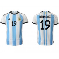 Argentiina Nicolas Otamendi #19 Kotipaita MM-kisat 2022 Lyhythihainen